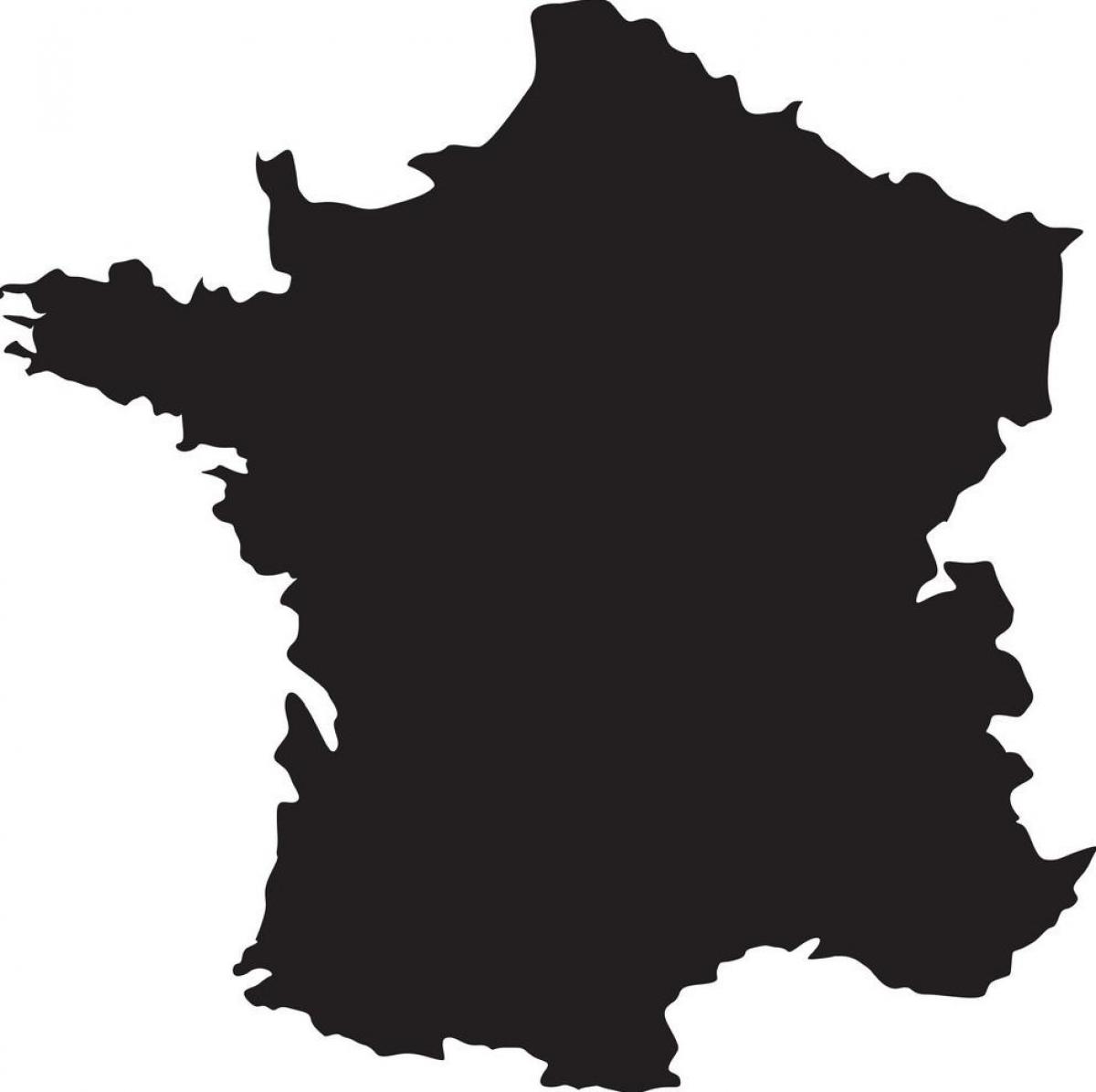 векторная карта Франции
